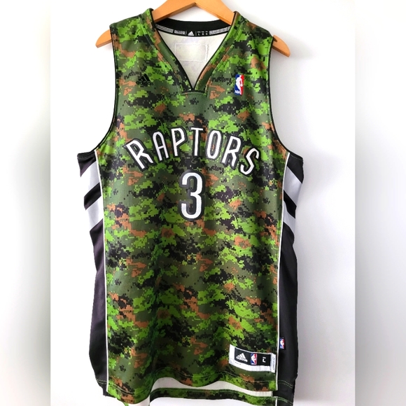 NBA Other - *VINTAGE RARE* Kyle Lowry - 2012 Toronto Raptors Armed Forces Jersey (Large)